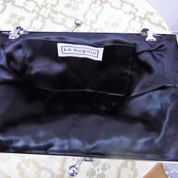 La Regale Black Beaded Evening Purse - Picture 8 of 8